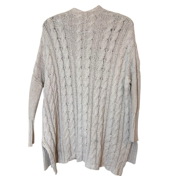 Free People Easy Cable Knit Sweater- Cream- Size Small - Picture 8 of 13
